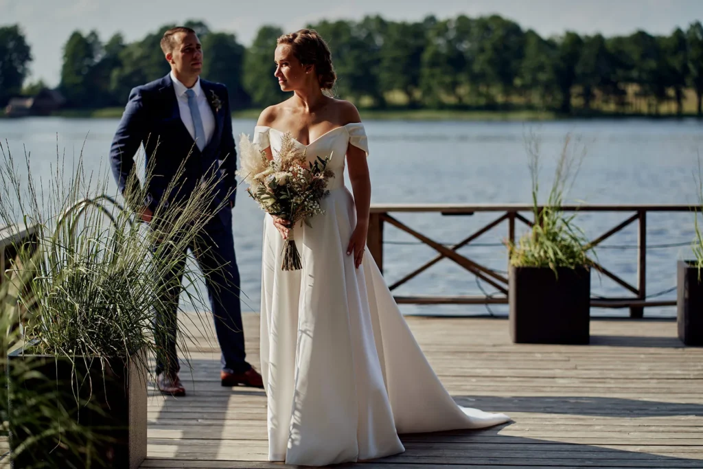Margio kranto romantiška vestuvių vieta – profesionalaus fotografo darbas.